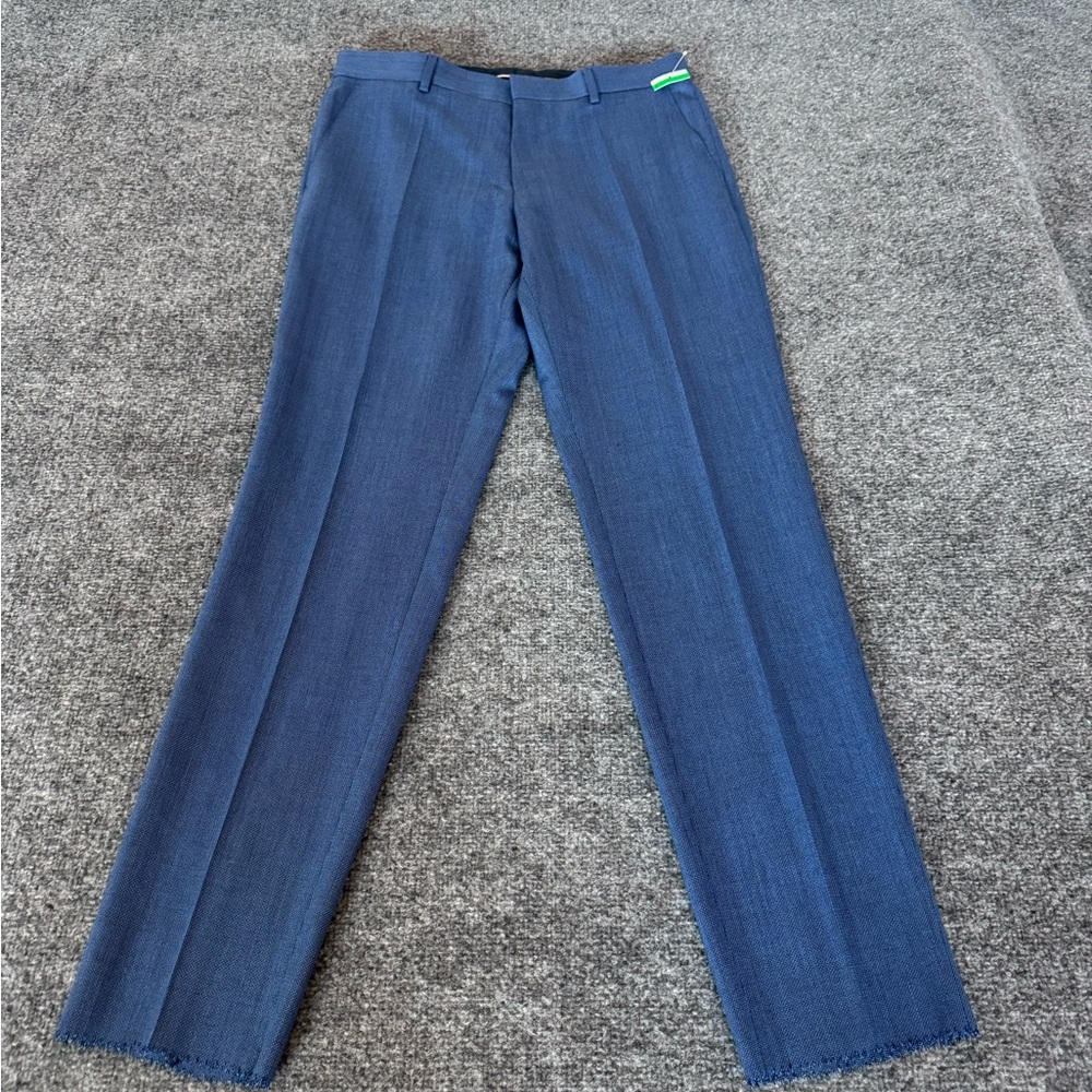 Boss Men's Blue Dress Pants - Picture 3 of 16